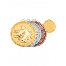 Медаль «Фигурное катание», d=50 мм, толщина 1,5 мм, цвет бронза
