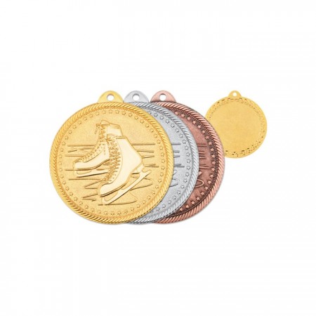 Медаль «Фигурное катание», d=50 мм, толщина 1,5 мм, цвет бронза
