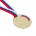 Медаль «Лавры», под нанесение, триколор, золото, d=5 см