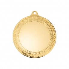 Медаль спортивная, под нанесение, диаметр 70 мм, цвет золото
