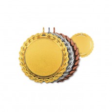 Медаль d=70 мм, под вкладку 50 мм, толщина 3 мм, цвет золото