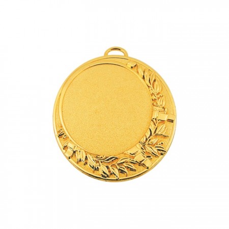 Медаль d=70 мм, под вкладку 50 мм, толщина 3,5 мм, цвет золото