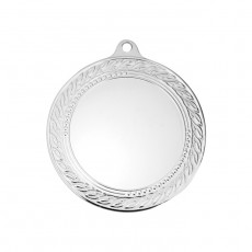 Медаль спортивная, под нанесение, диаметр 70 мм, цвет серебро
