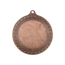Медаль спортивная, под нанесение, диаметр 70 мм, цвет бронза
