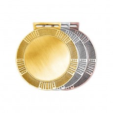 Медаль d=70 мм, под вкладку 50 мм, толщина 2 мм, цвет серебро