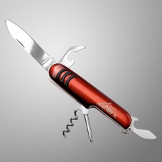 Нож швейцарский "Нейт", 5в1, красный