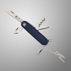 Нож перочинный Stinger, 11 функций, рукоять - АБС-пластик, синий, 9 см
