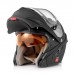 Шлем снегоходный ZOX Brigade, стекло с электроподогревом, матовый, размер XL, чёрный