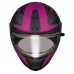 Шлем снегоходный ZOX Condor Parkway, стекло с электроподогревом, матовый, размер S, розовый, чёрный