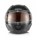 Шлем снегоходный ZOX Condor, двойное стекло, глянец черный, L