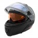 Шлем снегоходный ZOX Condor, стекло с электроподогревом, глянец, размер L, чёрный
