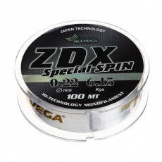 Леска Allvega ZDX Special spin диаметр 0.22 мм, тест 6.15 кг, 100 м, прозрачная