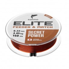 Леска монофильная Salмo Elite FEEDER & MATCH, диаметр 0.22 мм, тест 4.65 кг, 150 м, коричневая