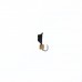 Мормышка Столбик чёрный, лайм глаз + тетро куб золотой, вес 0.9 г