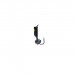 Мормышка Столбик чёрный, лайм глаз + шар гранен хамелеон, вес 0.5 г