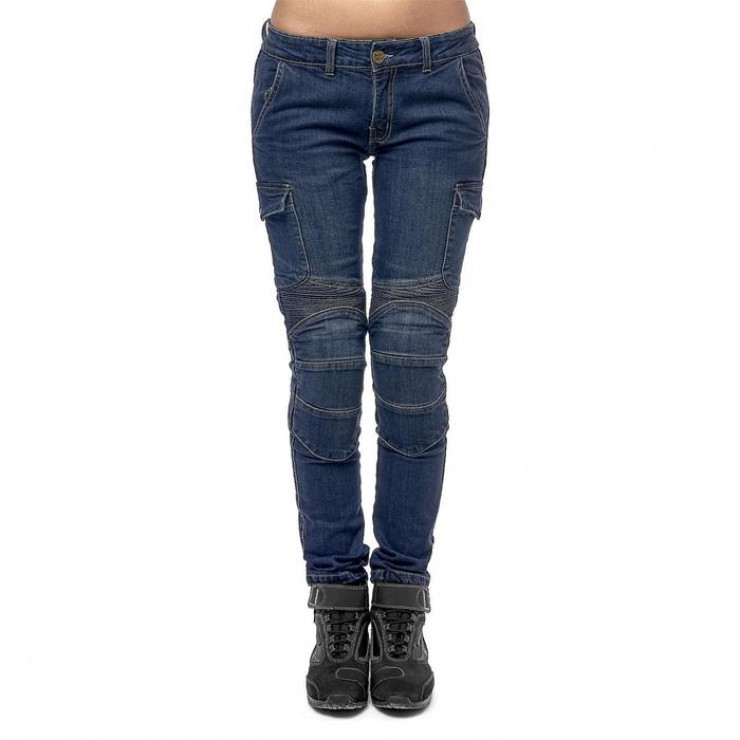 Женские мотоджинсы Nargiz Women, размер L, синие