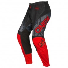 Штаны для мотокросса O'NEAL Element Camo V.22, мужские, чёрные, красные, размер 52