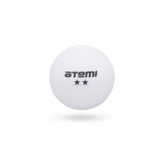Мячи для настольного тенниса Atemi 2*, ATB202, пластик, 40+, белые, 6 шт