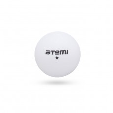 Мячи для настольного тенниса Atemi 1*, ATB102, пластик, 40+, белые, 6 шт