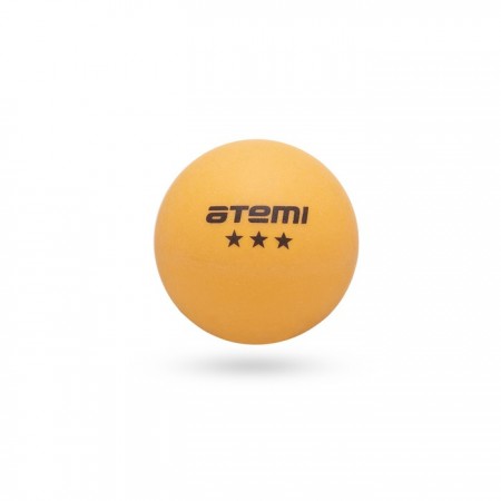 Мячи для настольного тенниса Atemi 3*, ATB301, пластик, 40+, оранжевые, 6 шт