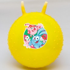 Мяч прыгун Смешарики «Крош и Нюша», d=45 см, 350 г, цвет МИКС