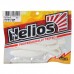 Виброхвост Helios Shaggy White, 13 см, 5 шт. (HS-18-001)