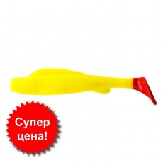 Приманка съедобная Allvega Bite Fighter Float, 8 см, 4.9 г, 4 штуки, цвет solid yellow RT