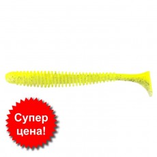 Приманка съедобная Allvega Skinny Tail, 5 см, 1 г, 8 штук, цвет lemon back silver flake