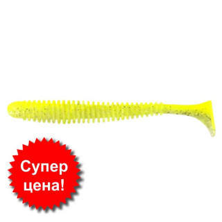 Приманка съедобная Allvega Skinny Tail, 5 см, 1 г, 8 штук, цвет lemon back silver flake