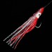 Снасточка морская Kujira Octopus System SP004 H5 №5/0, цвет Red