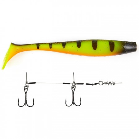 Виброхвосты LJ 3D BBS Series KUBIRA SWIM SHAD 9,0in (22,86)/PG14 1шт.+Stinger L