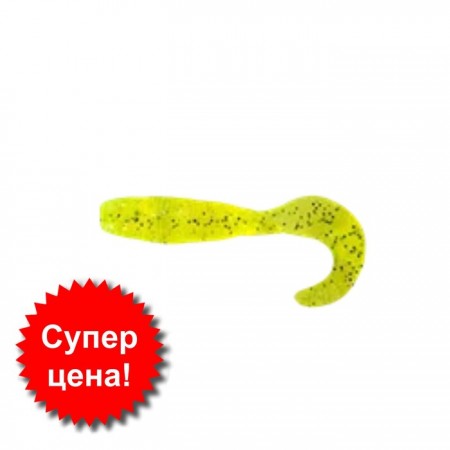 Приманка съедобная Allvega Tadpole, 5 см, 0.56 г, 15 штук, цвет chartreuse