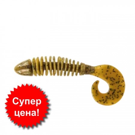 Приманка съедобная Allvega Bony Grub, 8 см, 5.2 г, 6 штук, цвет beer w/pepper