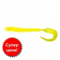 Приманка съедобная Allvega Monster Worm, 10 см, 3.3 г, 6 штук, цвет pearl lemon
