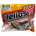 Виброхвост Helios Liny Catcher Black & White, 6 см, 12 шт. (HS-5-023)