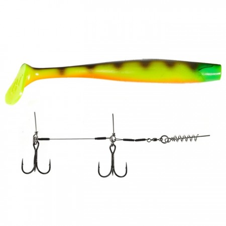 Виброхвосты LJ 3D BBS Series GIANT KUBIRA SWIM SHAD 10,3in (26,00)/PG30 1шт.+Stinger XL