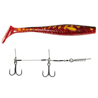 Виброхвосты LJ 3D BBS Series KUBIRA SWIM SHAD 9,0in (22,86)/PG25 1шт.+Stinger L