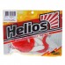 Твистер Helios Credo White & Red, 8.5 см, 7 шт. (HS-11-003)