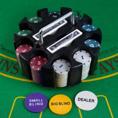 Покер, набор для игры (карты 2 колоды, фишки с номин. 200 шт)