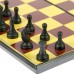 Настольная игра набор 2 в 1 "Баталия": шашки, шахматы, доска пластик 20 х 20 см