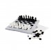 Шашки-шахматы-нарды, большие, цвет серый