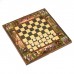 Настольная игра 3 в 1 "Бородино": шахматы, шашки, нарды (доска дерево 50х50 см)