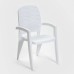 Набор садовой мебели Прованс белый, 2 кресла + стол
