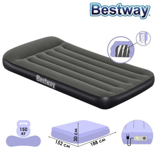 Кровать надувная Tritech Airbed Twin Built 188 х 99 х 30 см, встроенный насос с аккум 67929 743434