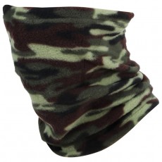 Повязка-труба 2 в 1 (шарф/шапка), флисовая, цвет хаки/камуфляж