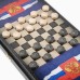 Нарды "Герб", деревянная доска 40 х 40 см, с полем для игры в шашки