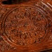 Нарды ручной работы "Узор", глубокая резка, с ручкой, 60х30 см, с шахматным полем, массив ореха, Армения