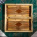Настольная игра 3 в 1 «Ромб 1»: 50х25 см, ручная работа, массив ореха, Иран