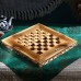 Настольная игра 3 в 1 «Ромб»: , 50х25 см, ручная работа, массив ореха, Иран