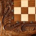 Шахматы-нарды ручной работы "Универсал", с ручкой, 50х27 см, массив ореха, Армения